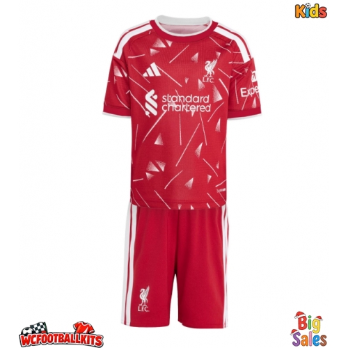 Liverpool Florian Wirtz #7 Replica Home Stadium Kit for Kids 2026-27 Short Sleeve (+ pants)